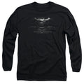 Batman v Superman Bw Logo Long Sleeve T-Shirt