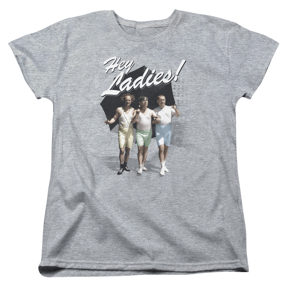 The Three Stooges Hey Ladies Womens T-Shirt