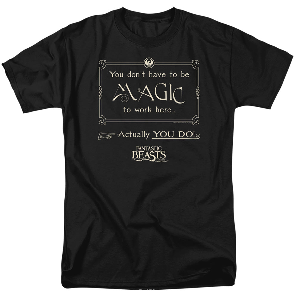 Fantastic Beasts Magic To Work Here T-Shirt