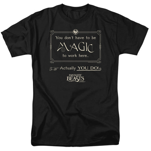 Fantastic Beasts Magic To Work Here T-Shirt