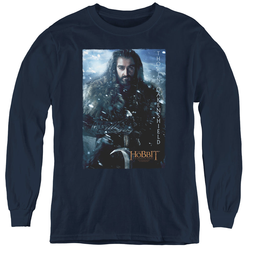 The Hobbit Thorin Poster Youth Long Sleeve T-Shirt