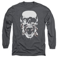 Green Lantern Black Lantern Skull Long Sleeve T-Shirt