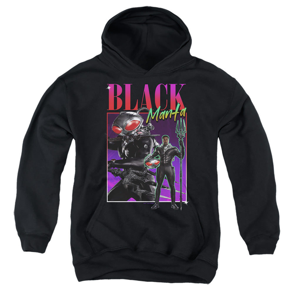 Aquaman 90'S Style Black Manta Youth Hoodie