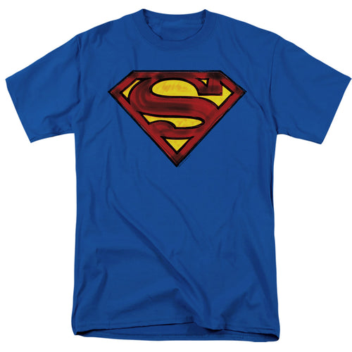 Superman Charcoal Shield T-Shirt
