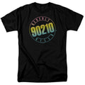 Beverly Hills 90210 Color Blend Logo Black T-Shirt