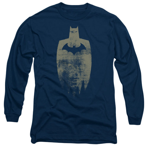Batman Gold Silhouette Long Sleeve T-Shirt