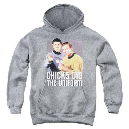 Star Trek Chicks Dig the Uniform Youth Hoodie