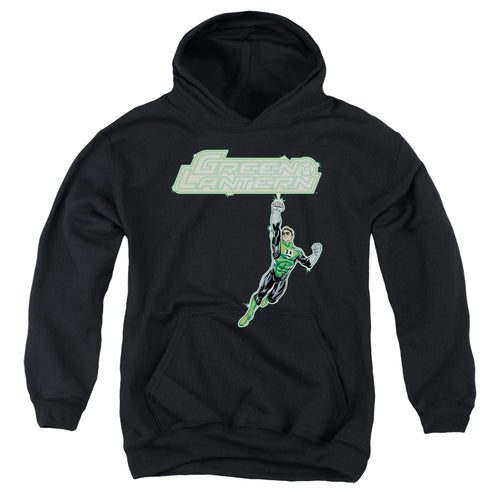 Green Lantern Energy Construct Logo Youth Hoodie
