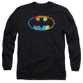 Batman Tie Dye Batman Logo Long Sleeve T-Shirt