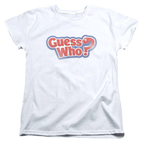 Guess Who Guess Who Distressed Logo Womens T-Shirt