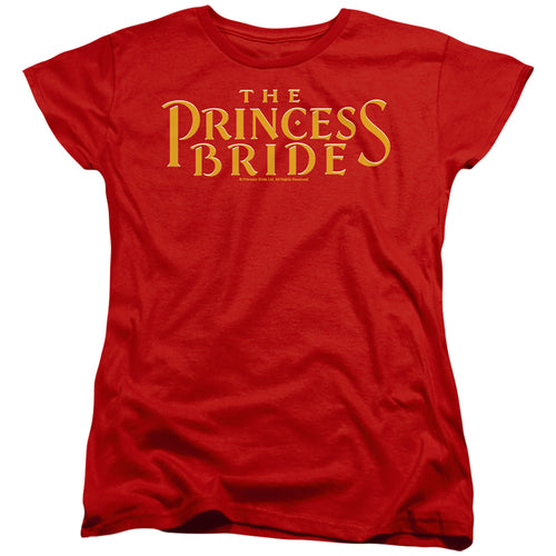 The Princess Bride Logo Red Womens T-Shirt