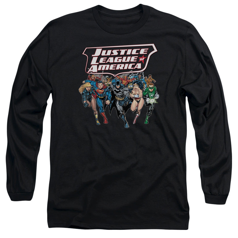 Justice League Charging Justice Long Sleeve T-Shirt