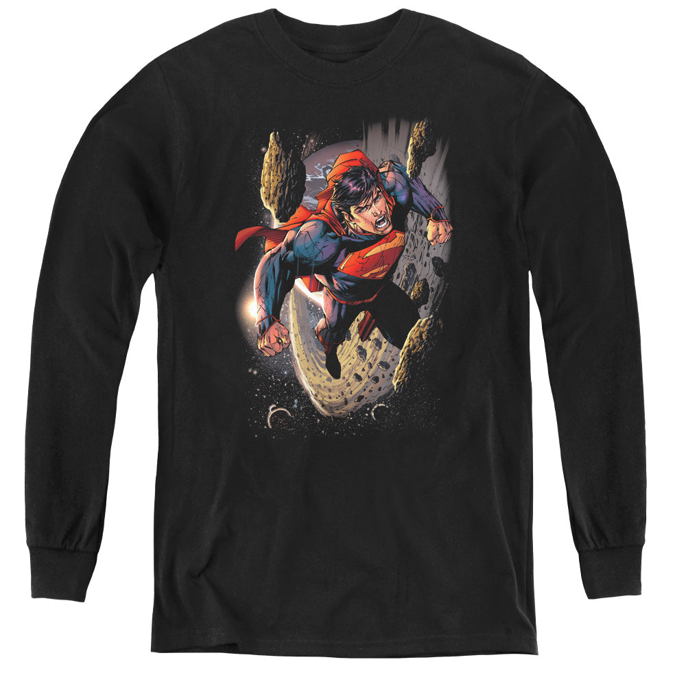 Superman Orbit Youth Long Sleeve T-Shirt