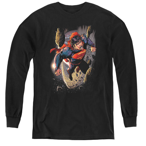 Superman Orbit Youth Long Sleeve T-Shirt