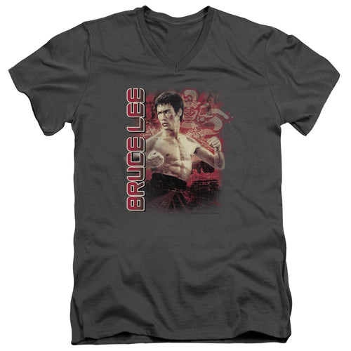 Bruce Lee Fury V-Neck T-Shirt