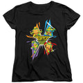 Teenage Mutant Ninja Turtles Turtle Power Burst Womens T-Shirt