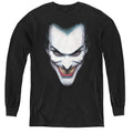 Batman Joker Portrait Youth Long Sleeve T-Shirt