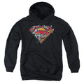 Superman Breaking Chain Logo Youth Hoodie