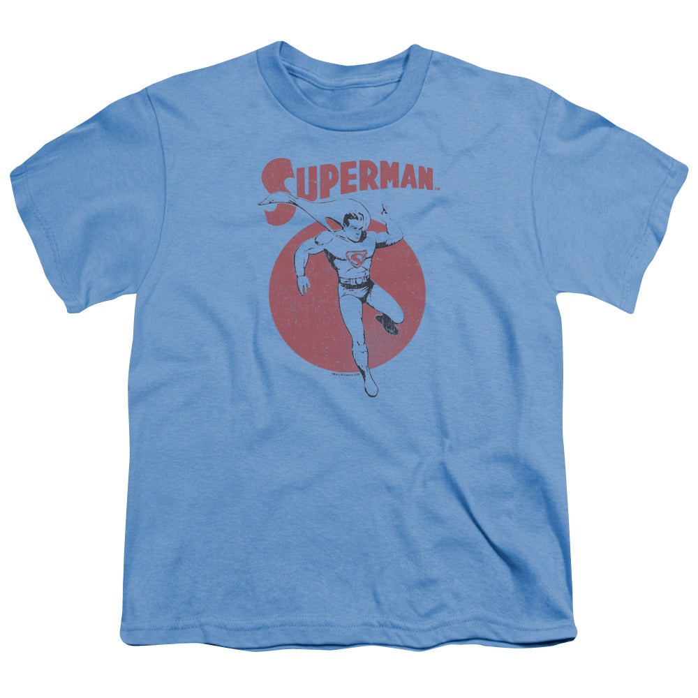 Superman Vintage Sphere Carolina Blue Youth/Toddler T-Shirt