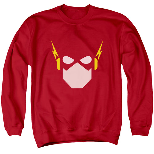 Justice League Flash Head Crewneck Sweatshirt