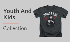Bruce Lee Yellow Suit Pose Licensed Adult T Shirt